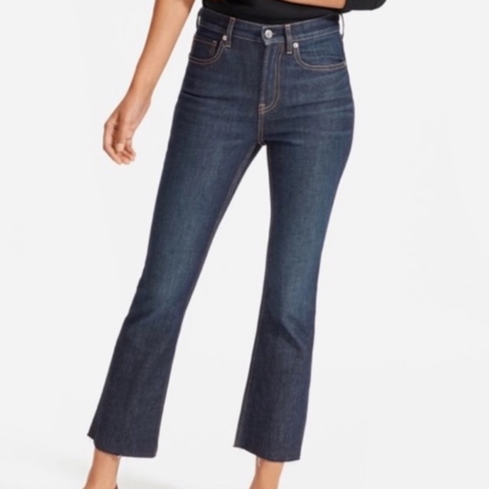 Everlane Jean raw hem crop - mid rise